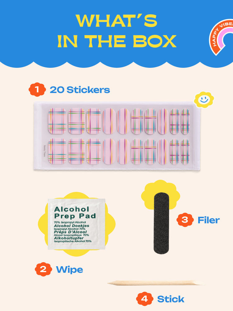 Barely There - ROS Beauty Nail Stickers