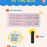 Barely There - ROS Beauty Nail Stickers