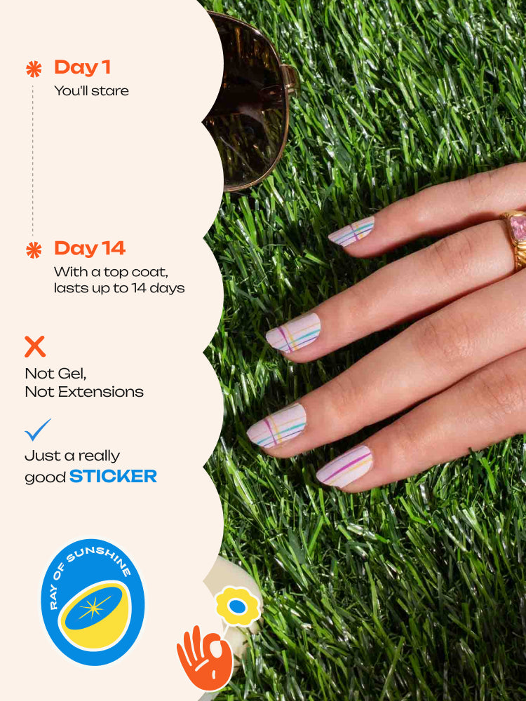 Barely There - ROS Beauty Nail Stickers
