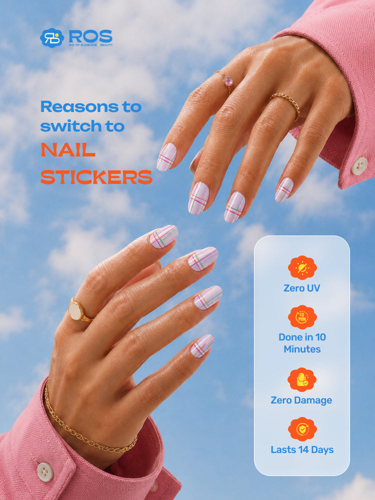 Barely There - ROS Beauty Nail Stickers
