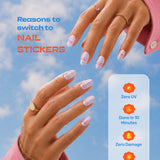 Barely There - ROS Beauty Nail Stickers