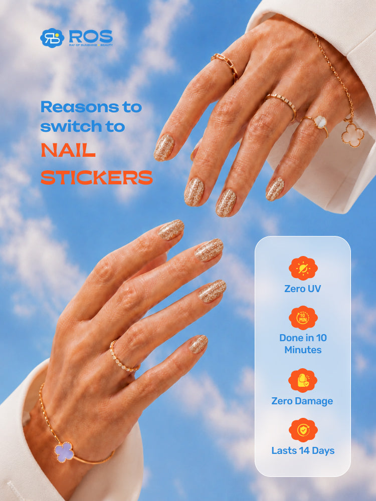 Golden Hour - ROS Beauty Nail Stickers