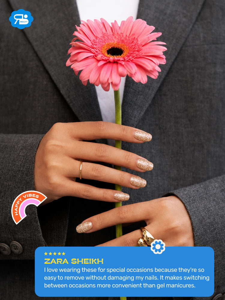 Golden Hour - ROS Beauty Nail Stickers