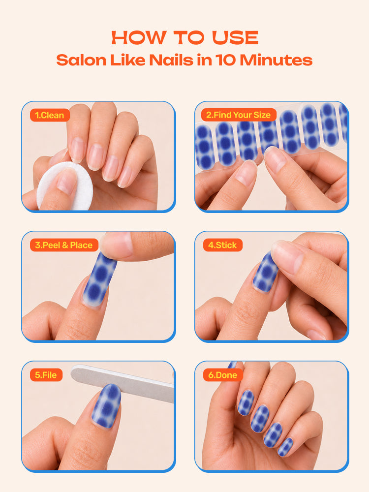 Jump To The Beat - ROS Beauty Nail Stickers