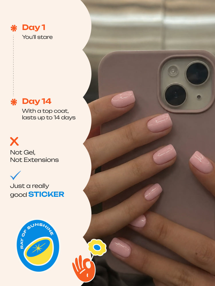 Latte Love - ROS Beauty Nail Stickers