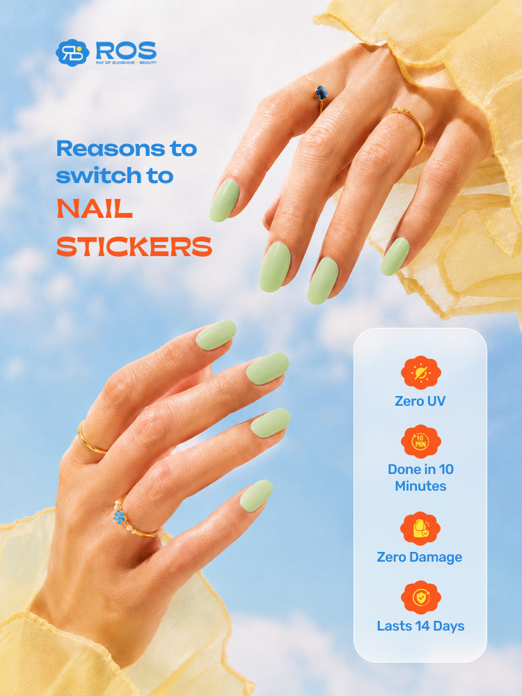 Matcha Mood - ROS Beauty Nail Stickers