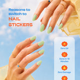 Matcha Mood - ROS Beauty Nail Stickers
