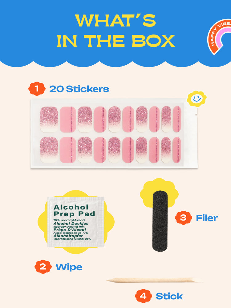 Sparkle Girlie - ROS Beauty Nail Stickers