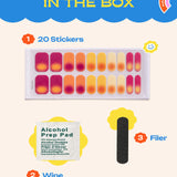 Sunset Skies - ROS Beauty Nail Stickers