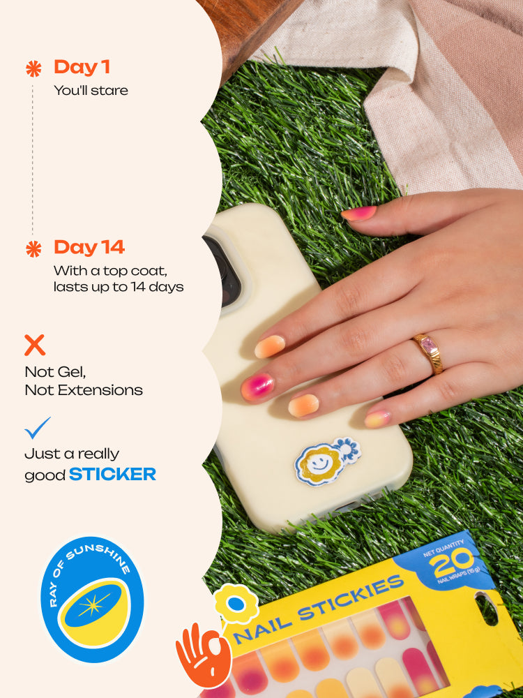 Sunset Skies - ROS Beauty Nail Stickers