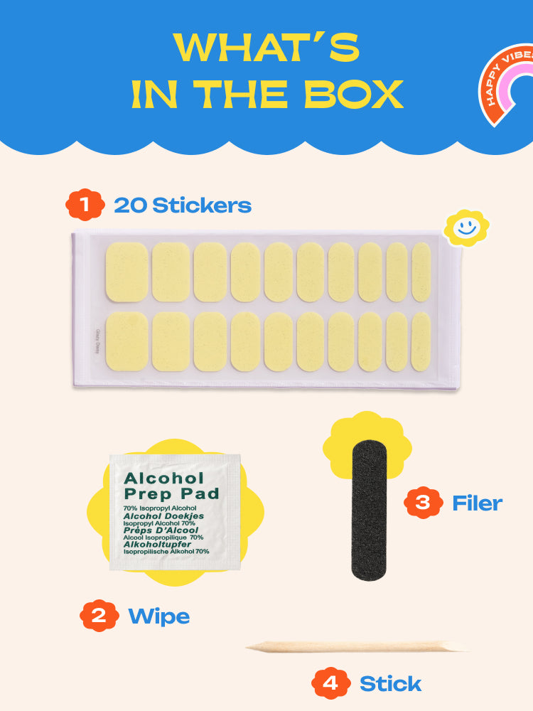 Glazy Dairy - ROS Beauty Nail Stickers