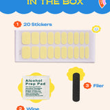 Glazy Dairy - ROS Beauty Nail Stickers