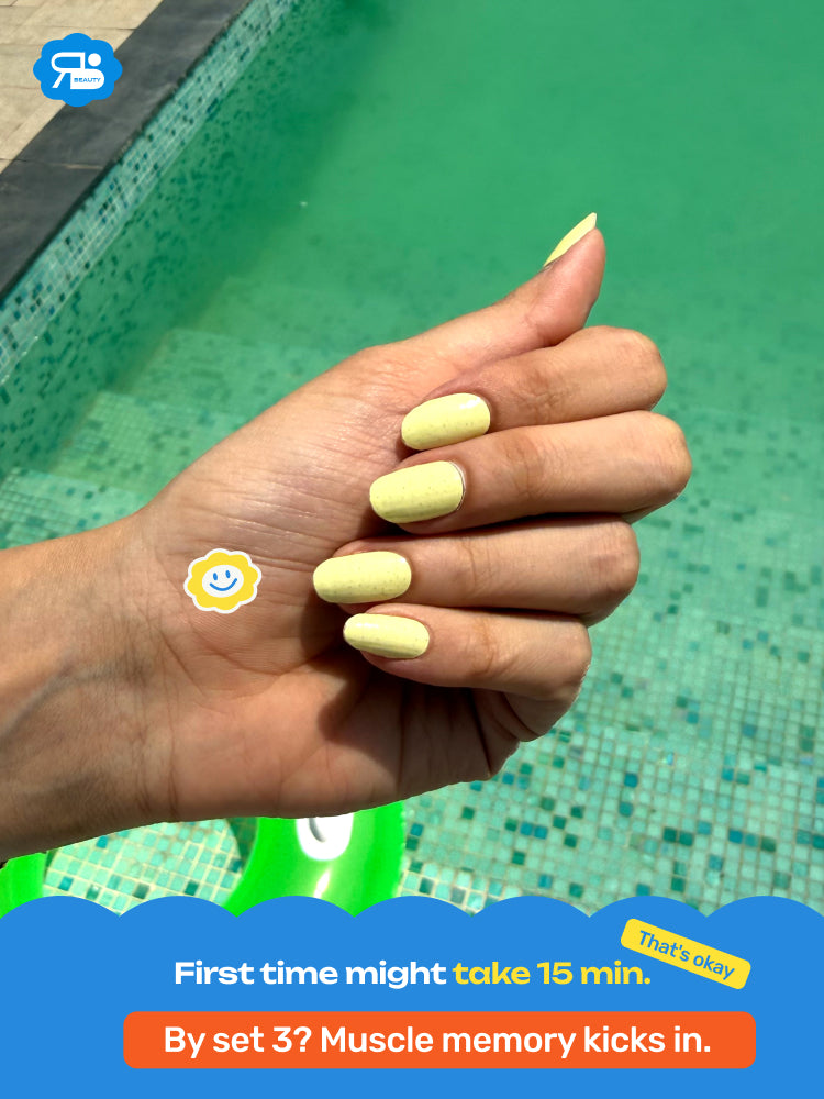 Glazy Daisy - ROS Beauty Nail Stickers