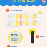 Bubblegum Babe - ROS Beauty Nail Stickers