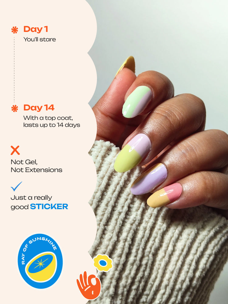 Bubblegum Babe - ROS Beauty Nail Stickers