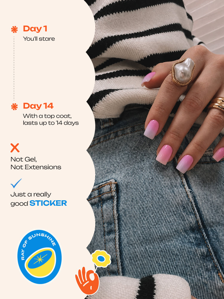 Candy Floss - ROS Beauty Nail Stickers