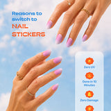 Candy Floss - ROS Beauty Nail Stickers