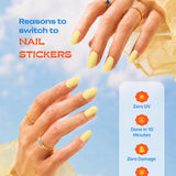 Glazy Daisy - ROS Beauty Nail Stickers