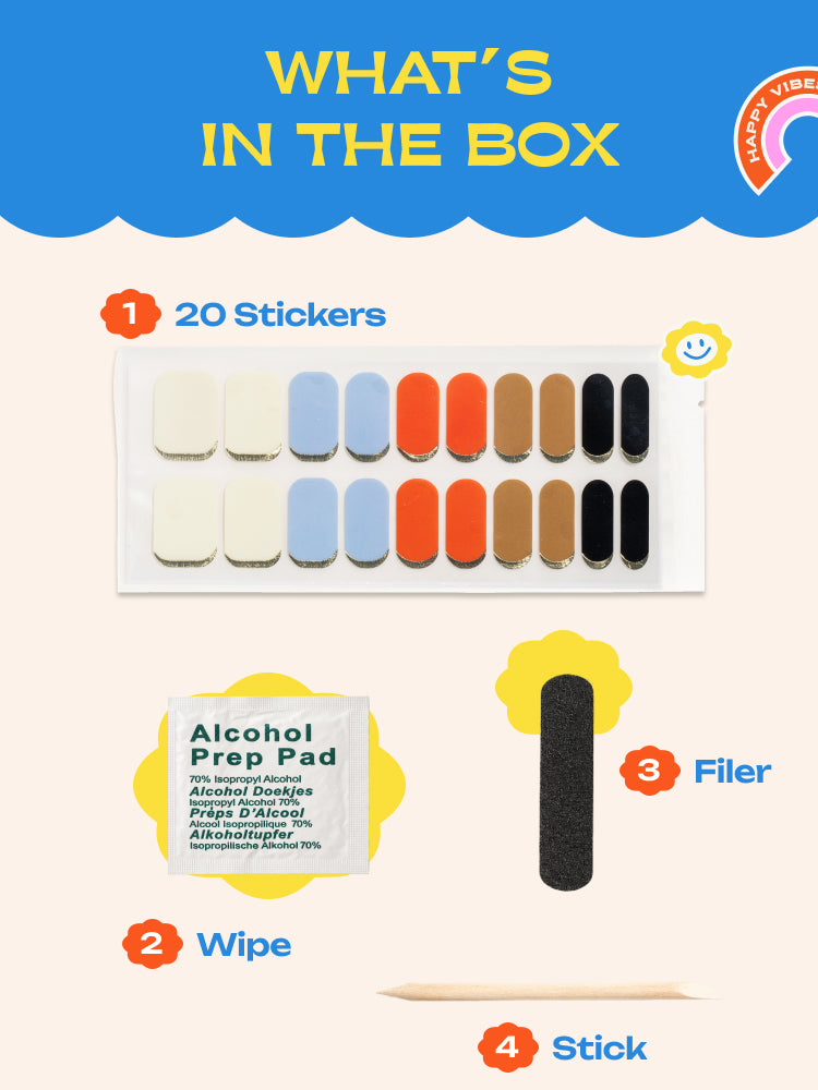 Glow Where You Go - ROS Beauty Nail Stickers