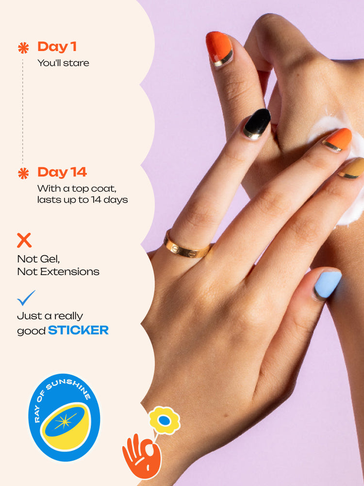 Glow Where You Go - ROS Beauty Nail Stickers