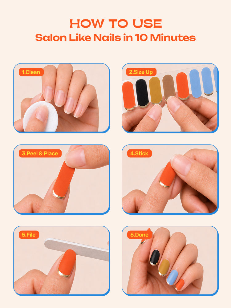 Glow Where You Go - ROS Beauty Nail Stickers