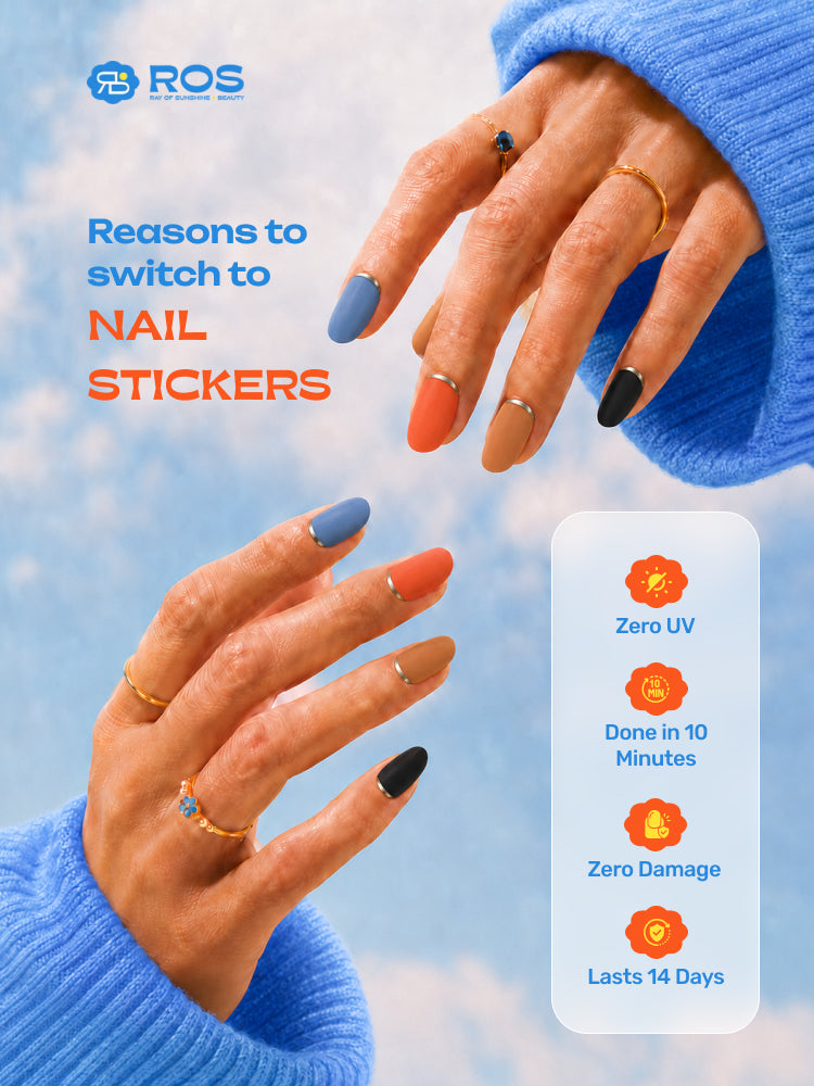 Glow Where You Go - ROS Beauty Nail Stickers