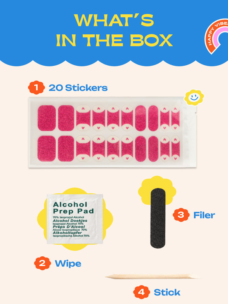 Love is in The Air - ROS Beauty Nail Stickers