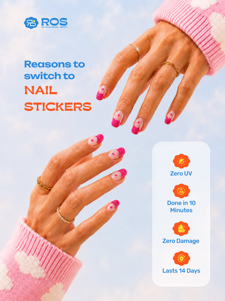 Love is in The Air - ROS Beauty Nail Stickers