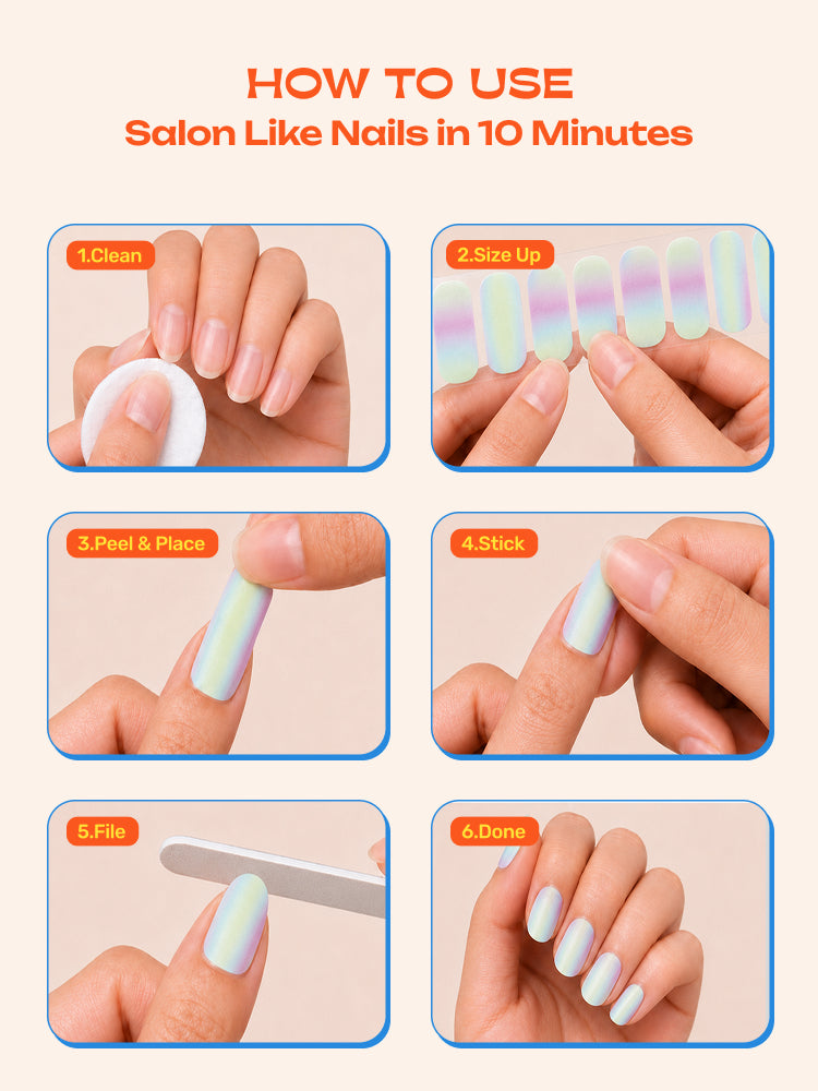 Mermaid Magic - ROS Beauty Nail Stickers