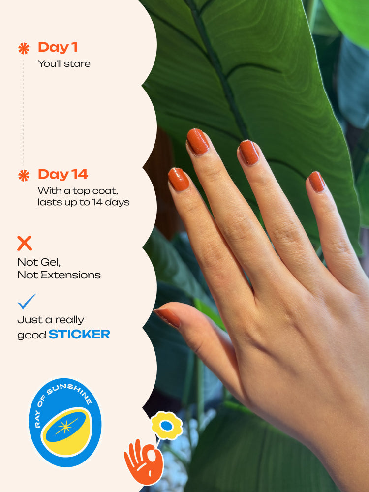 Burgundy Bliss - ROS Beauty Nail Stickers