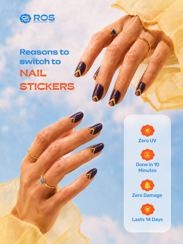Midnight Mischief - ROS Beauty Nail Stickers