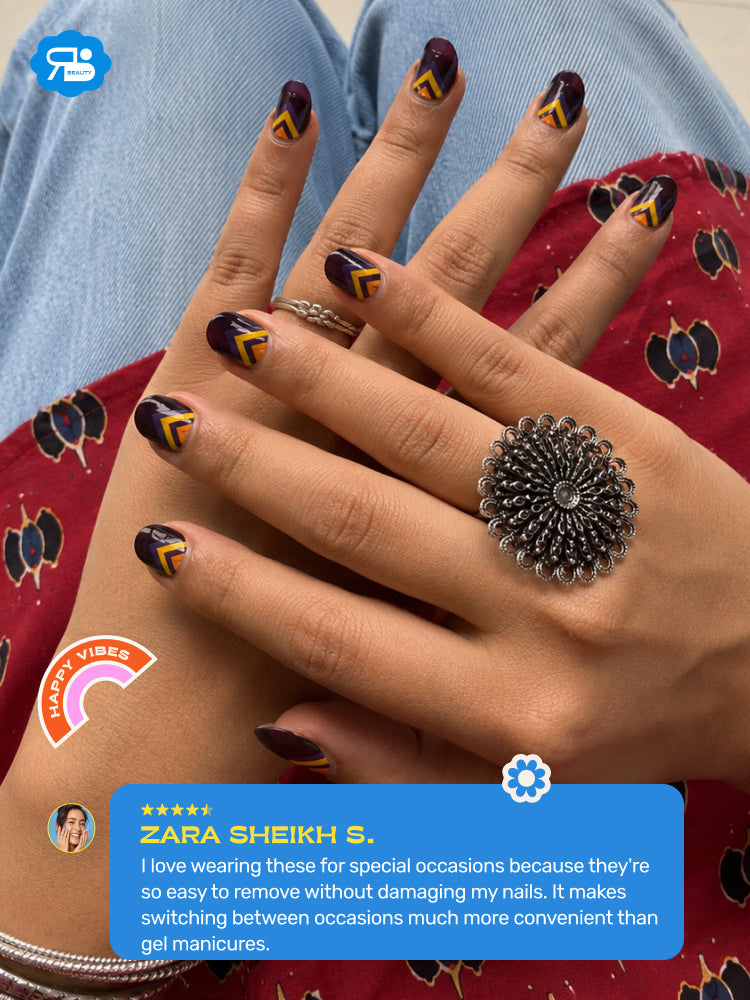 Midnight Mischief - ROS Beauty Nail Stickers