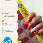 On Cloud Wine - ROS Beauty Nail Stickers