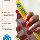 On Cloud Wine - ROS Beauty Nail Stickers