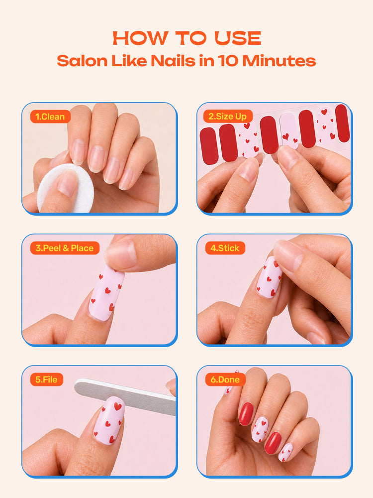 On Cloud Wine - ROS Beauty Nail Stickers