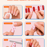 On Cloud Wine - ROS Beauty Nail Stickers