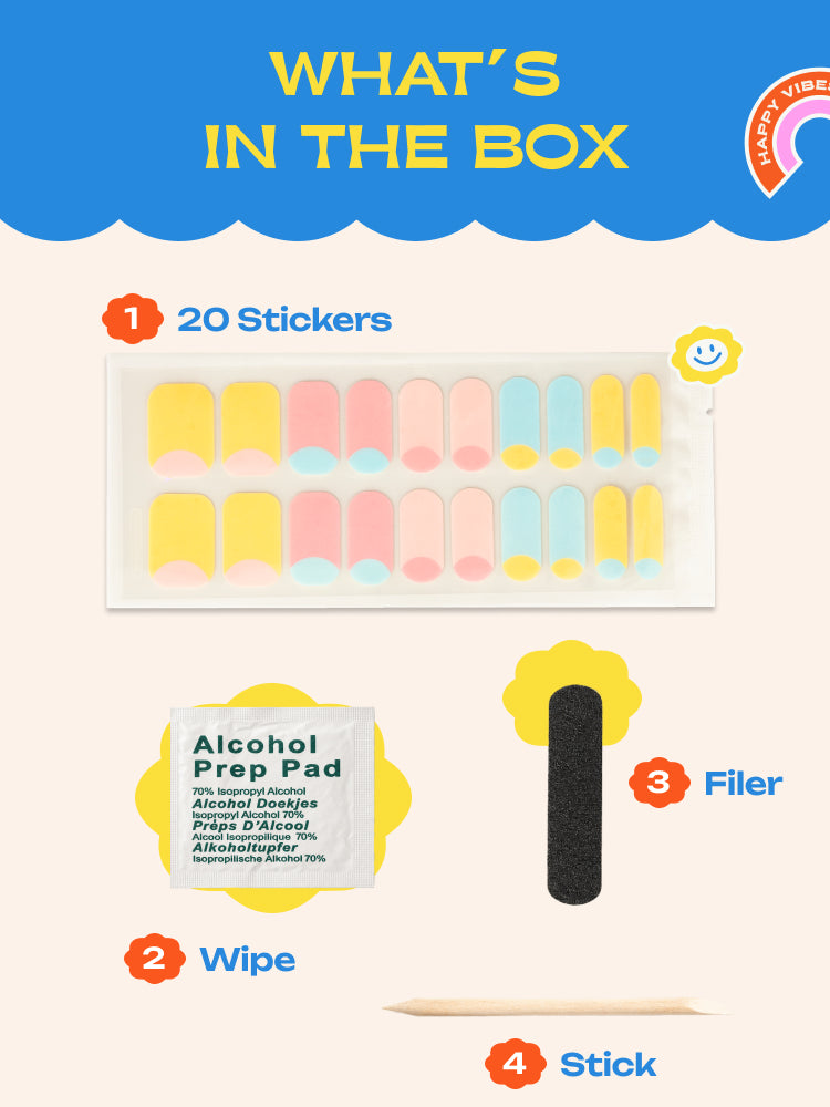 Pastel Me Up - ROS Beauty Nail Stickers