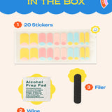 Pastel Me Up - ROS Beauty Nail Stickers