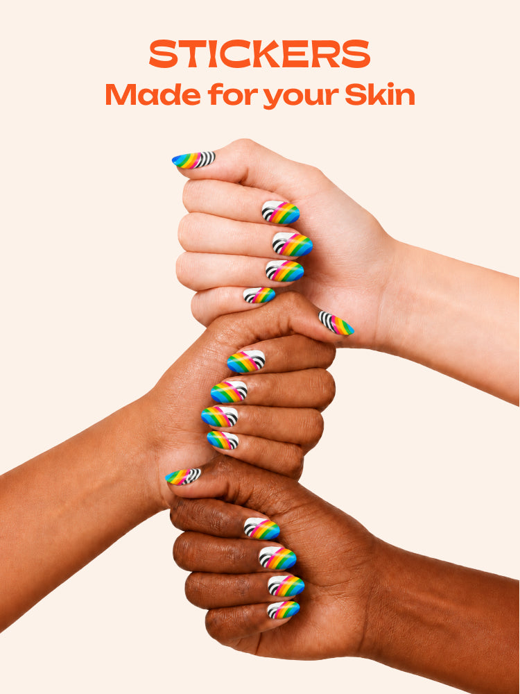 Rainbow - ROS Beauty Nail Stickers