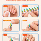 Rainbow - ROS Beauty Nail Stickers