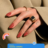 Burgundy Bliss - ROS Beauty Nail Stickers
