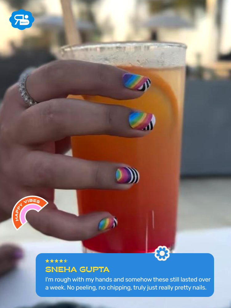 Rainbow - ROS Beauty Nail Stickers