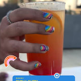 Rainbow - ROS Beauty Nail Stickers