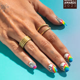 Rainbow - ROS Beauty Nail Stickers