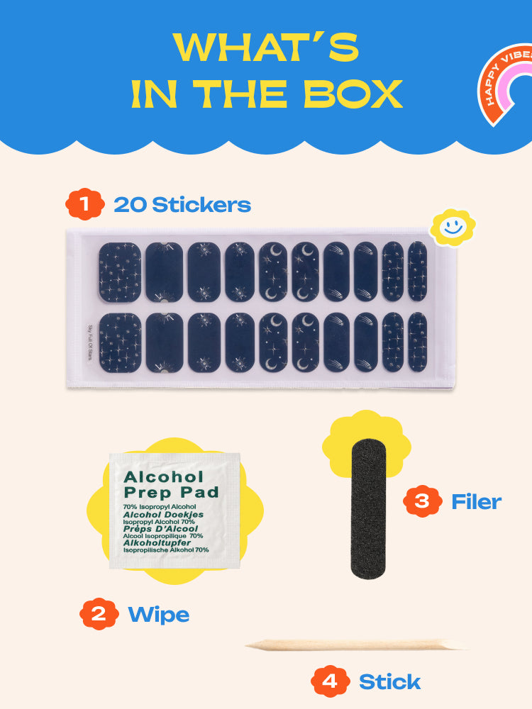 Sky full of stars - ROS Beauty Nail Stickers