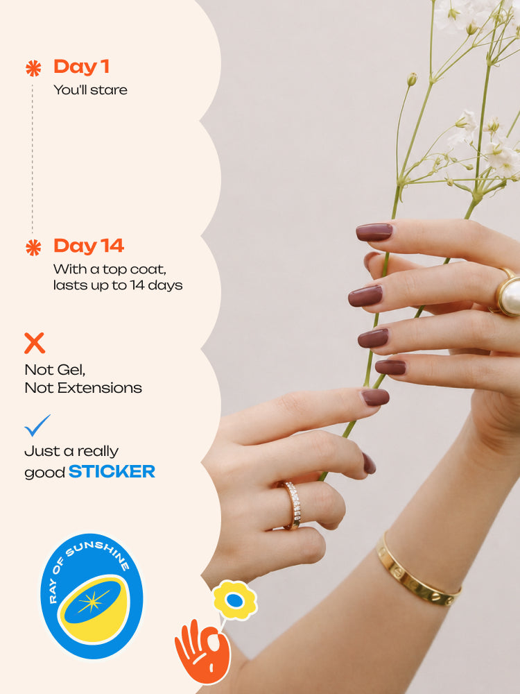 Velvet Truffle - ROS Beauty Nail Stickers