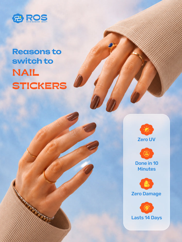 Velvet Truffle - ROS Beauty Nail Stickers