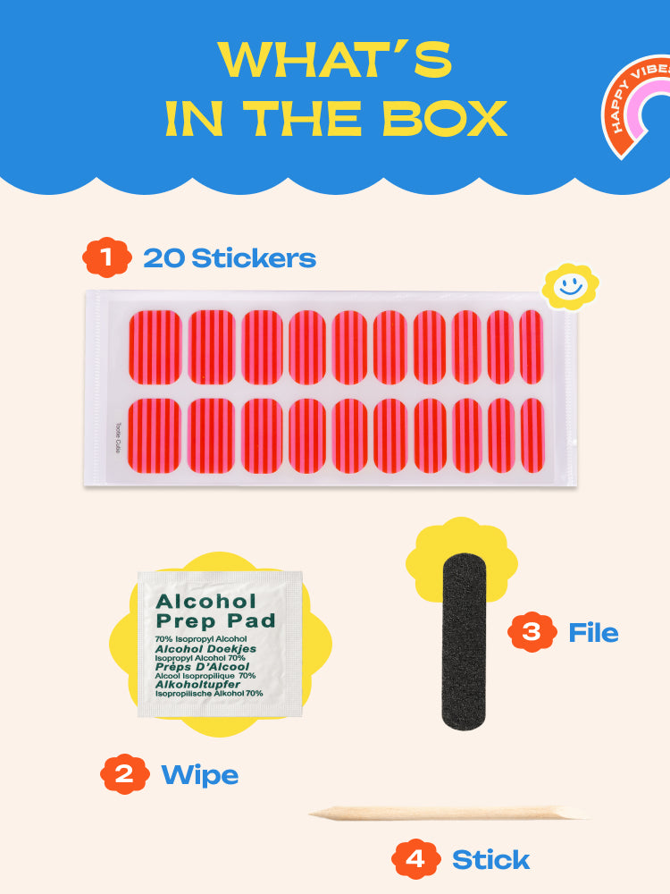 Tootie Cutie - ROS Beauty Nail Stickers