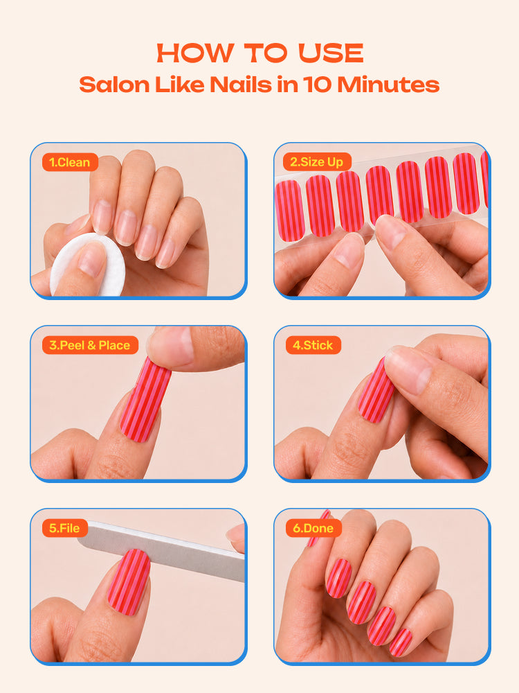 Tootie Cutie - ROS Beauty Nail Stickers