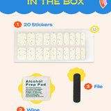 Terrazo Vibe - ROS Beauty Nail Sickers